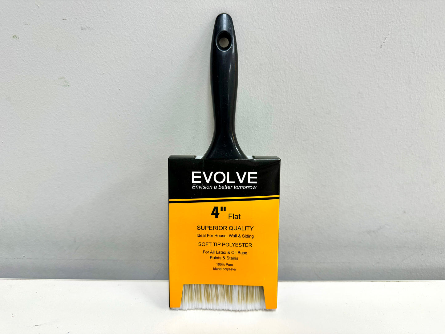 Evolve 4" Flat Superior Quality Paint Brush