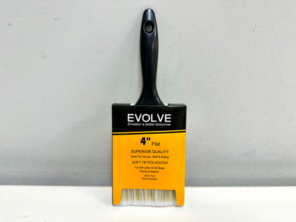 Evolve 4" Flat Superior Quality Paint Brush