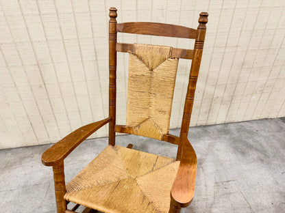 Vintage Wicker Rocking Chair