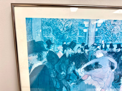 "At the Moulin Rouge: The Dance" (1890) Framed Art Print