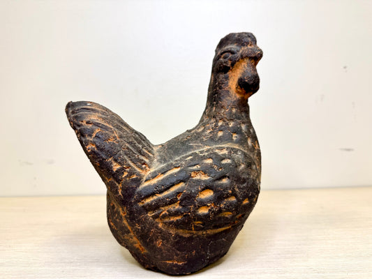 Vintage Terra Cotta Rooster Statue