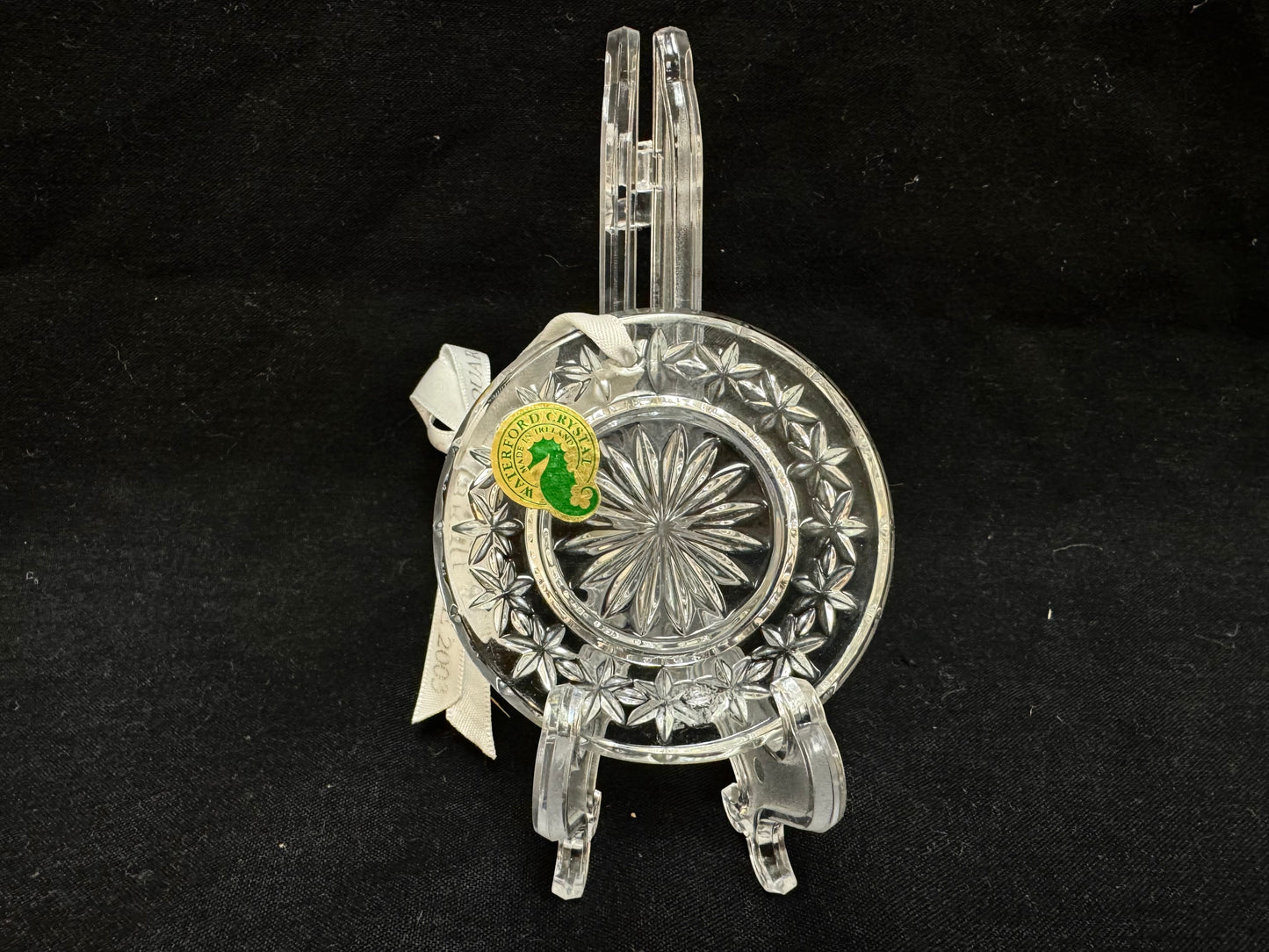 Waterford Crystal Christmas Ornament 2003 "Hope for Courage"