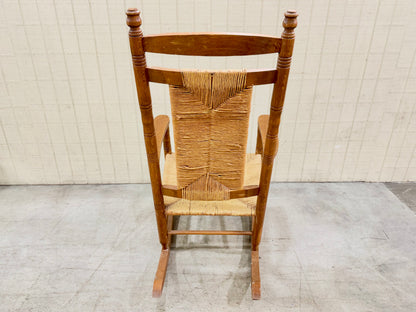 Vintage Wicker Rocking Chair