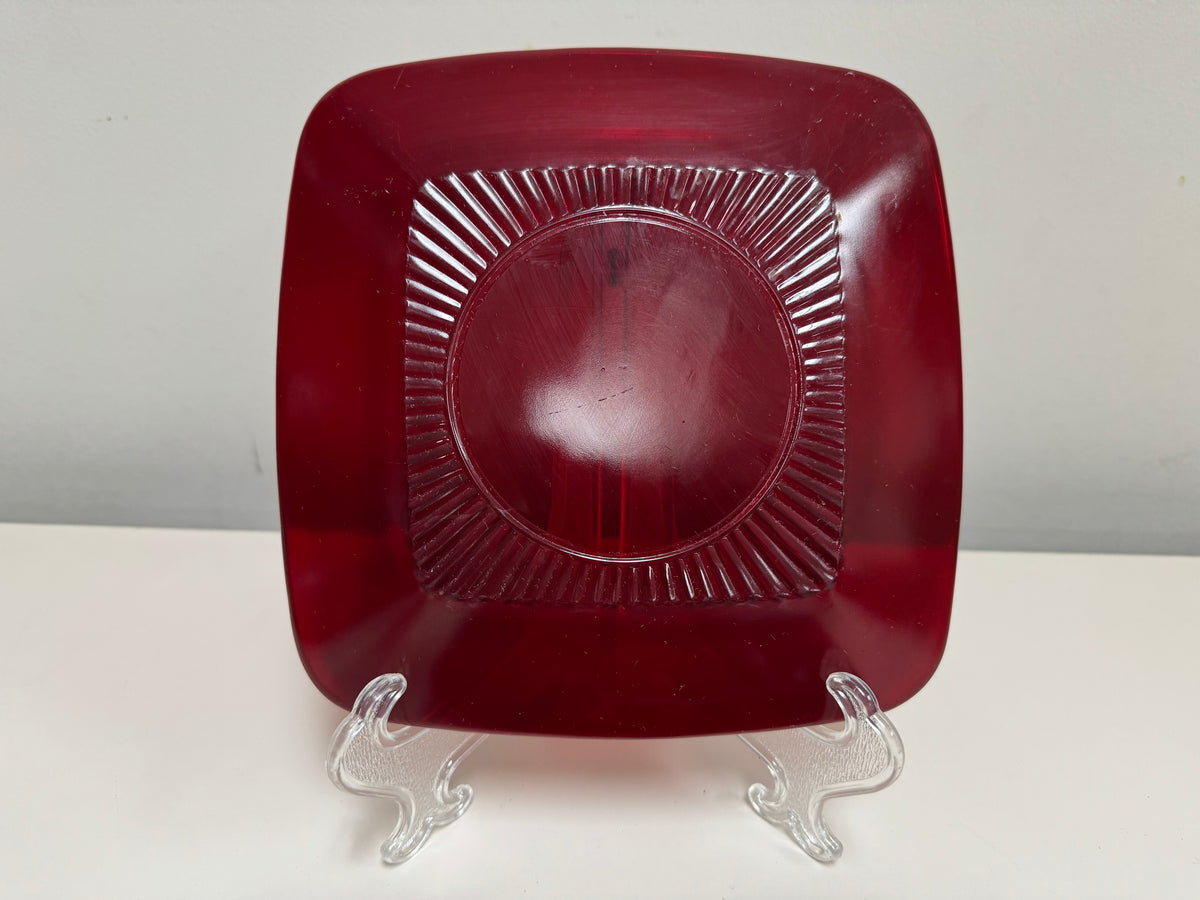 Avon 1876 Ruby Red Divider Tray