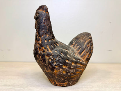 Vintage Terra Cotta Rooster Statue