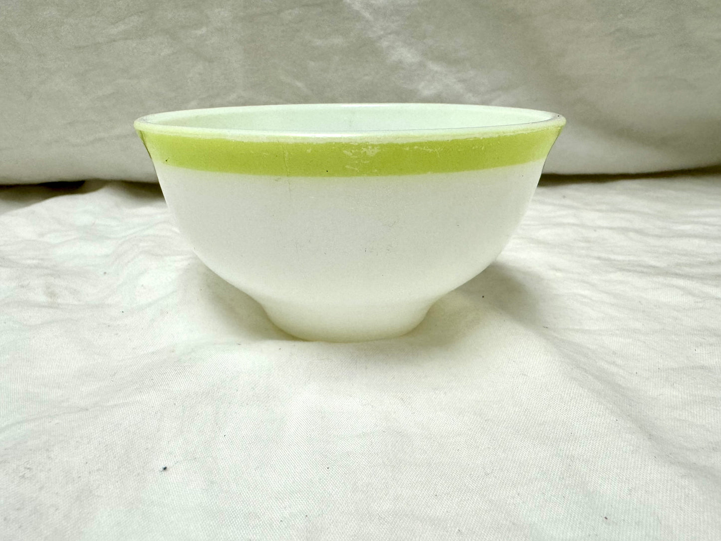 Vintage Lime Pyrex Milk Glass Teacup