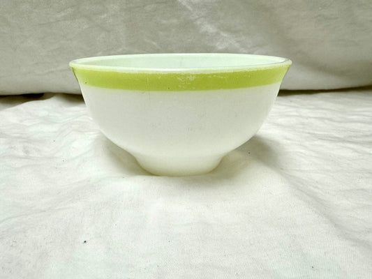 Vintage Lime Pyrex Milk Glass Teacup