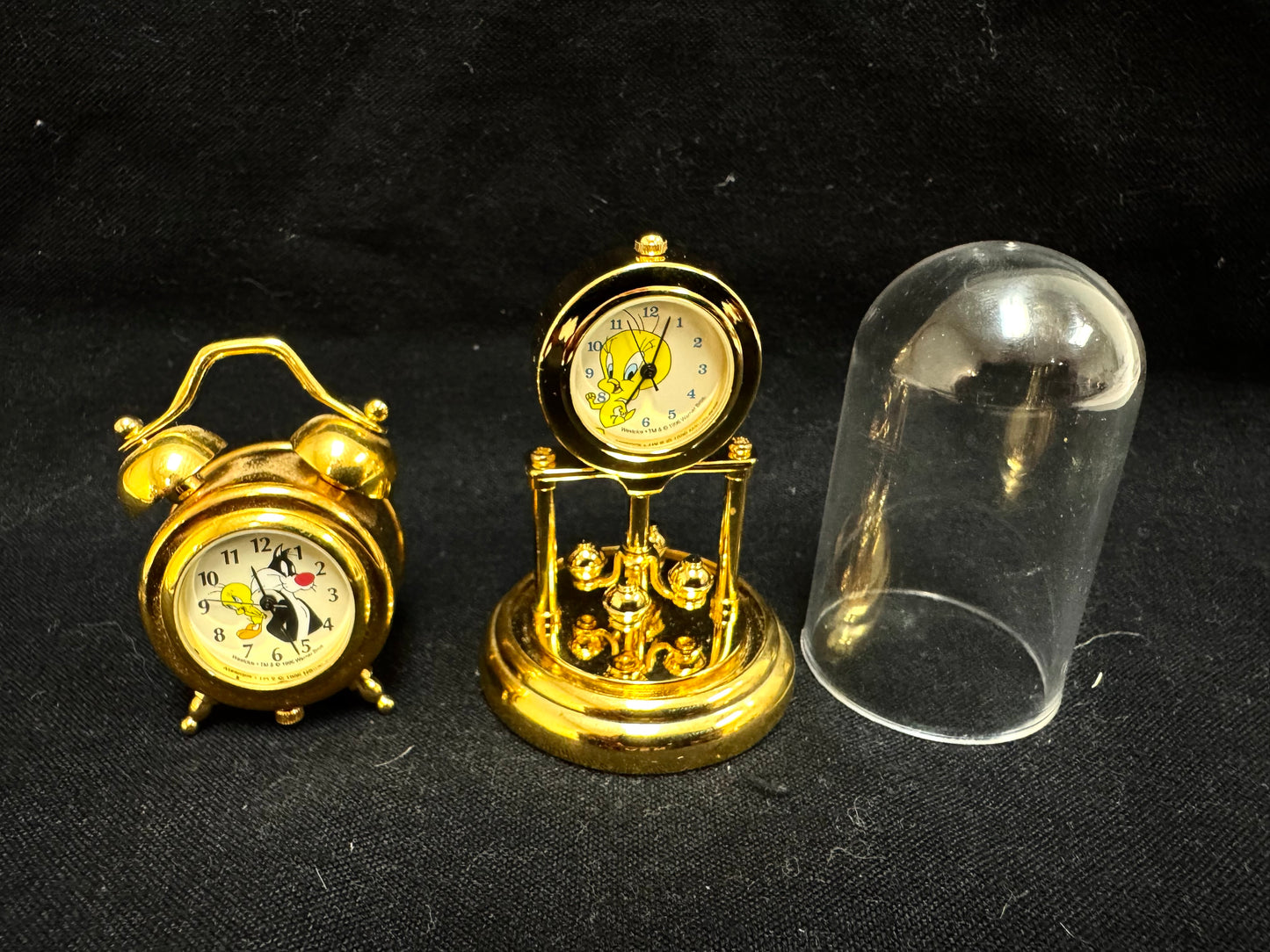 Looney Tunes Clock Ornament Pair