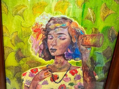 "Grasping of Pearls" Framed Art Print by Tonya Engel