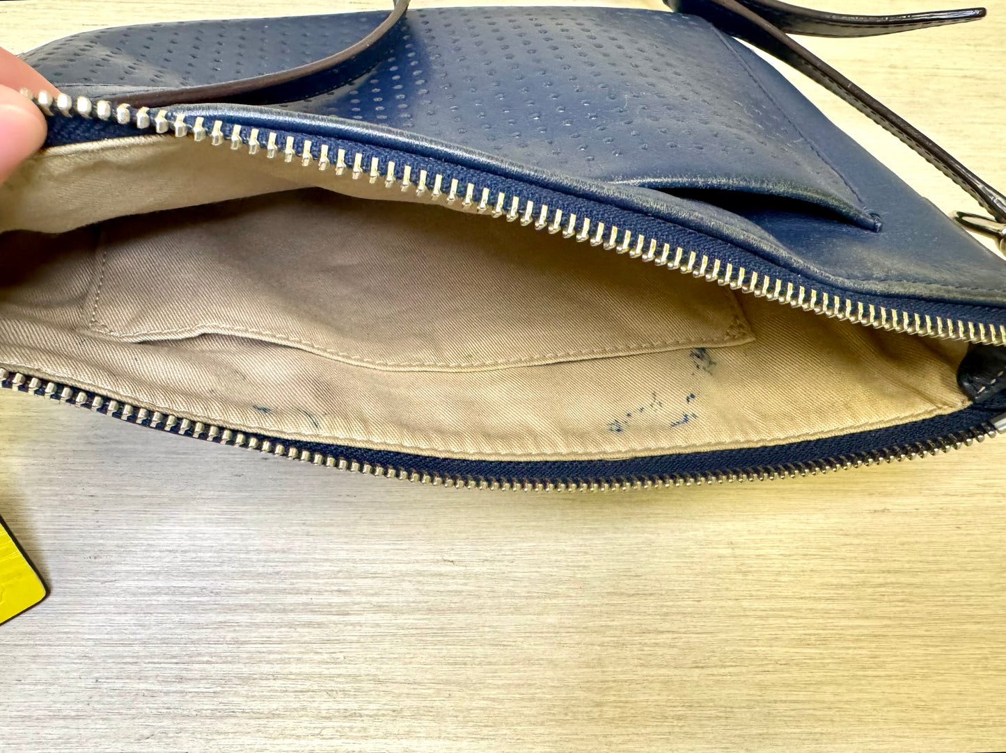 Navy Coach Handbag