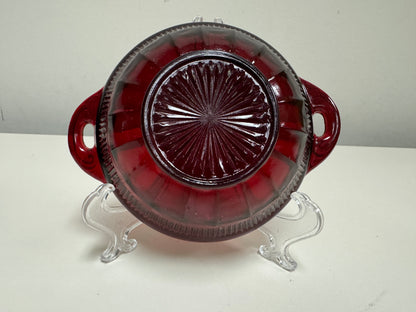 Anchor Hocking Ruby Red Depression Glass Bowls