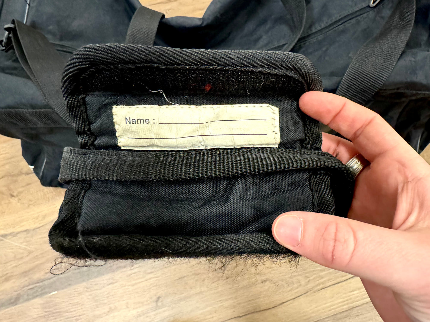 Large Black Nike Sports Duffel Bag