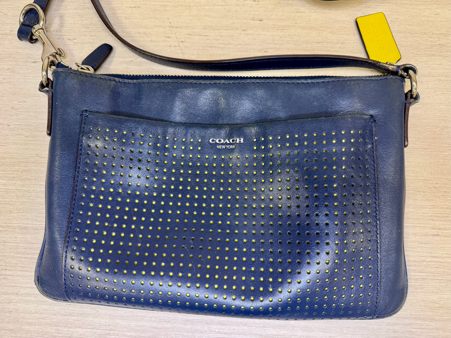 Navy Coach Handbag