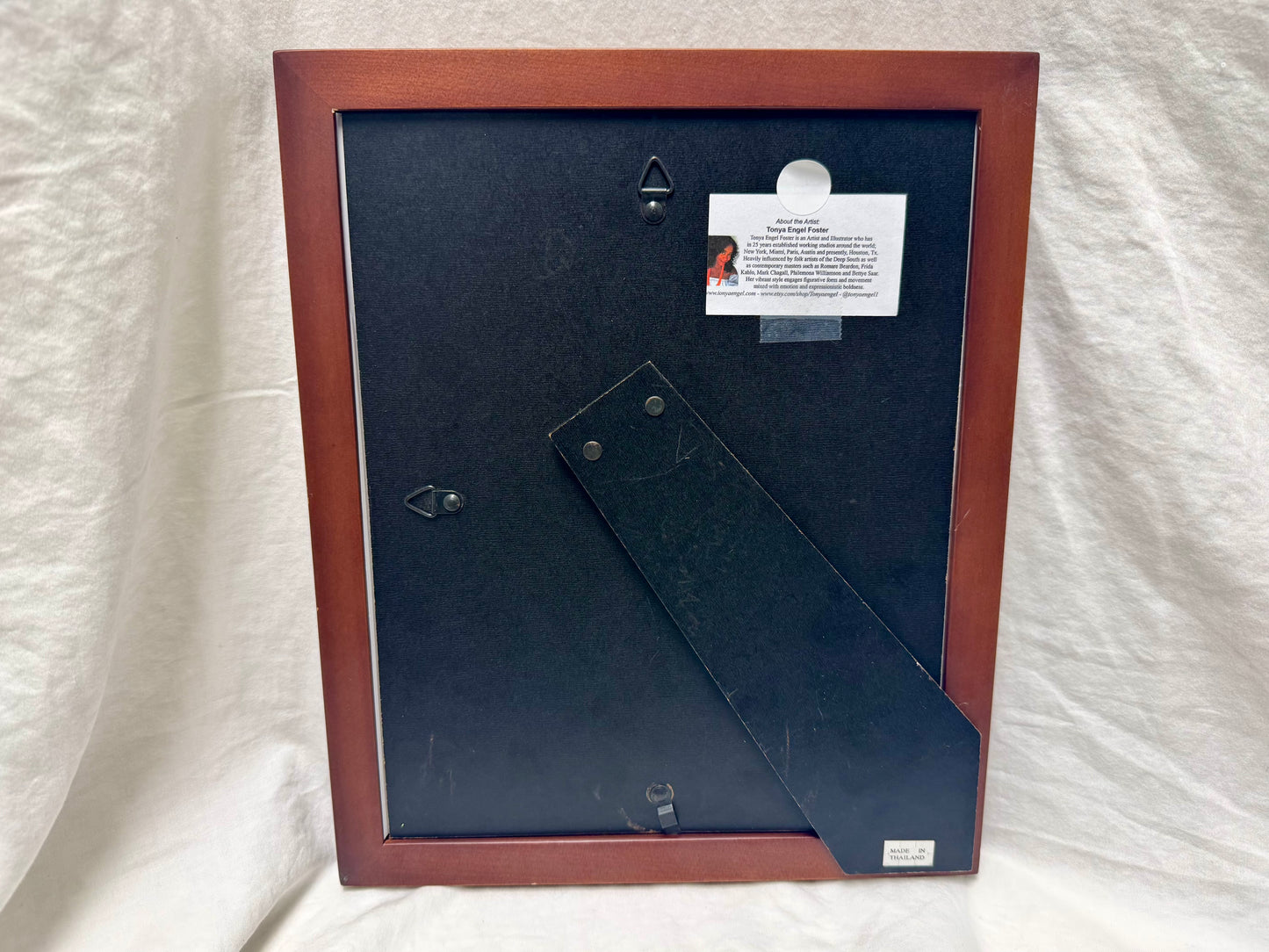 "Grasping of Pearls" Framed Art Print by Tonya Engel