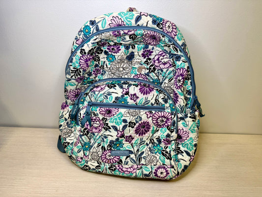 Vera Bradley "Penelope Garden" Pattern Backpack