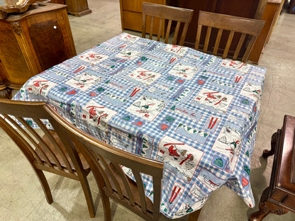 Vintage Christmas Tablecloth