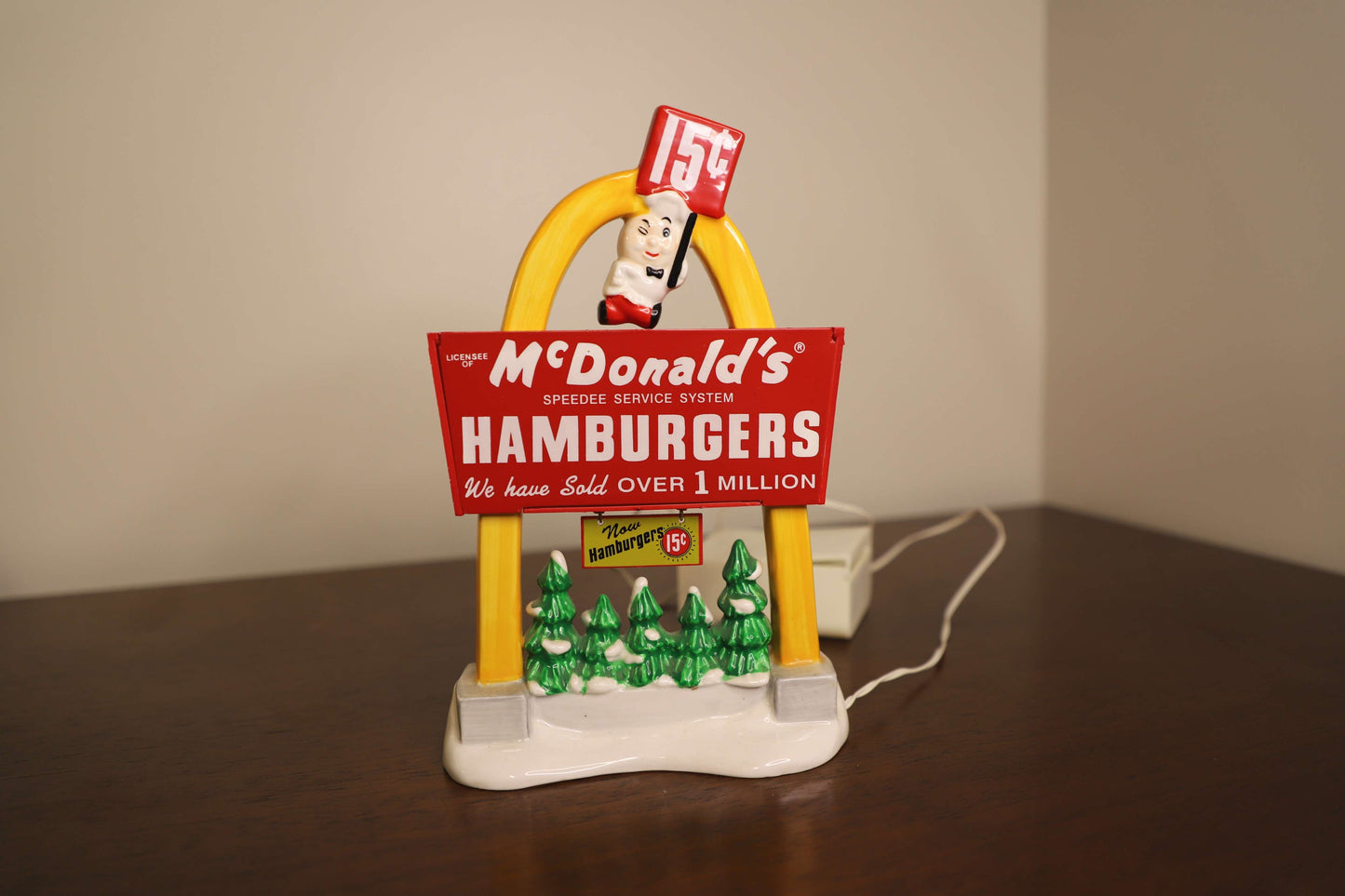 1997 Retired McDonald’s Department 56 Snow Village Items