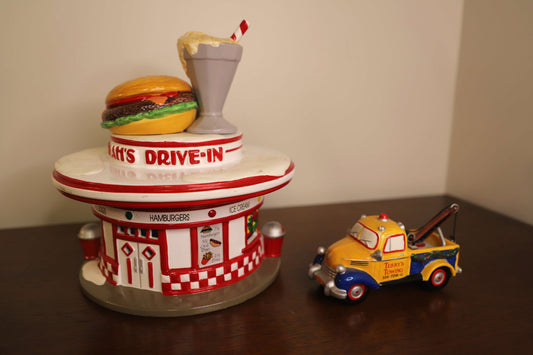 Diner & Tow Truck Department 56 Snow Village Items