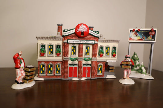 1994 Coca Cola Department 56 Snow Village Items