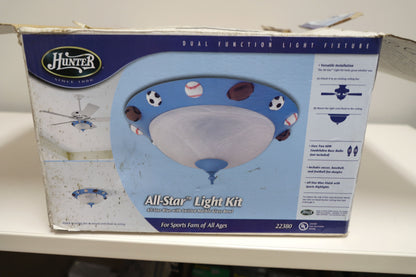 Hunter All-Star Ceiling Fan/Flush Mount Light Kit