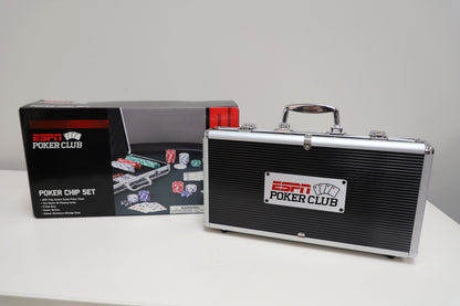 ESPN Poker Chip Set & Aluminum Carrying Case