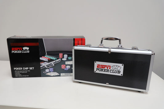 ESPN Poker Chip Set & Aluminum Carrying Case