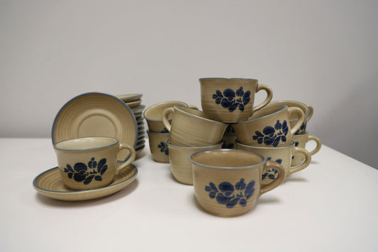 Pfaltzgraff Folk Art Cup/Saucer Set