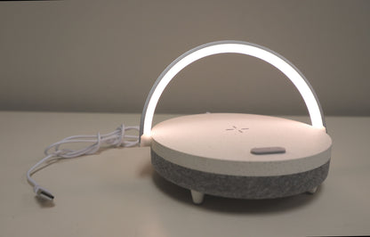 Ezvalo Speaker/Wireless Phone Charger/ Phone Holder/Dimmable Light