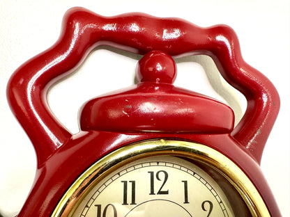 Red Teapot Clock