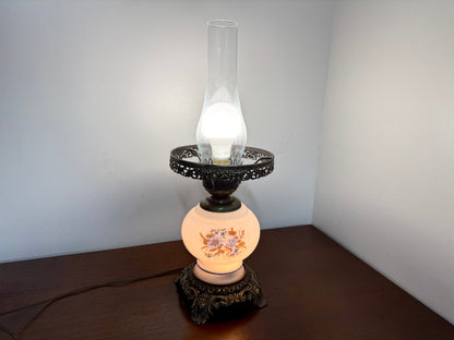 Dual Light Vintage Hurricane Lamp