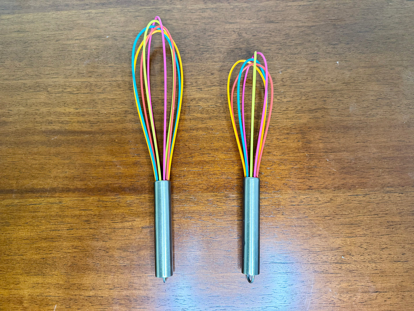Rainbow Silicone Whisks