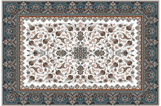 Viridian Blue Area Rug