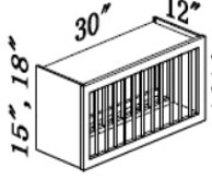 White Shaker Wall Accessory Cabinet